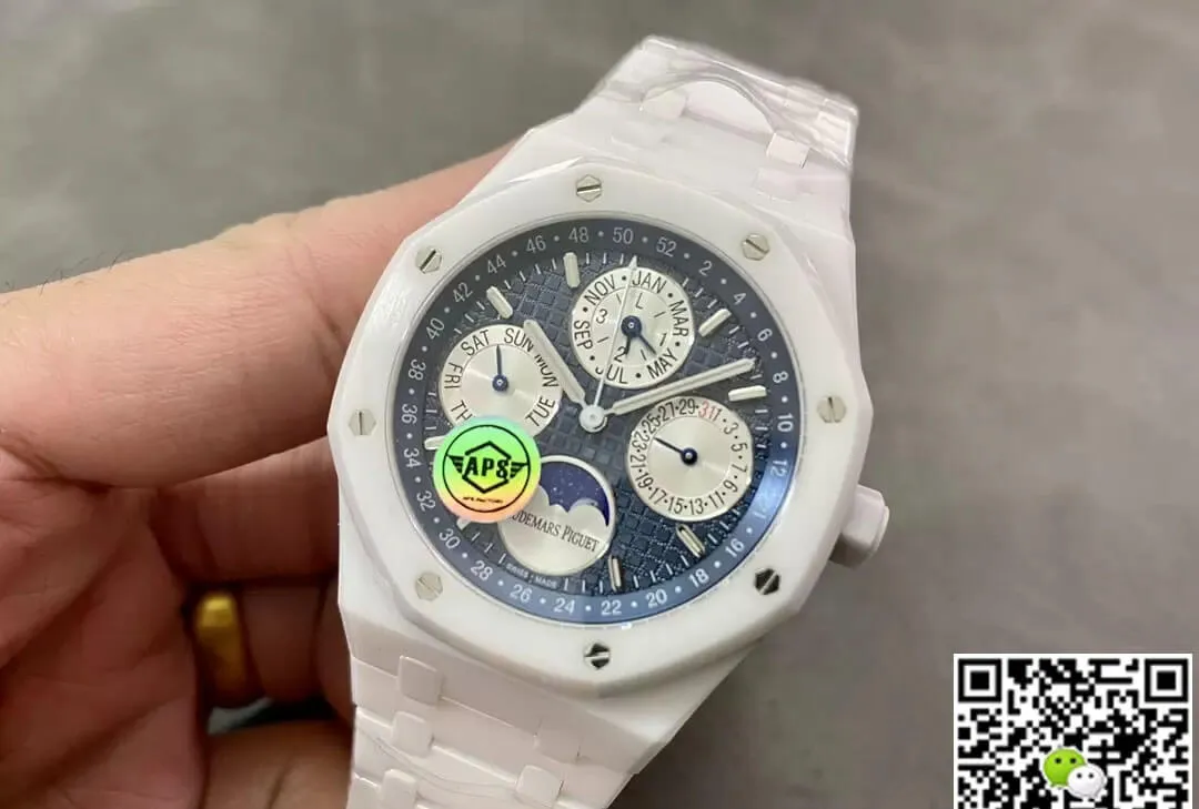 Audemars Piguet Royal Oak 26579CB.OO.1225CB.01 APS Factory V3 1:1 Best Edition Replica Watch White Case